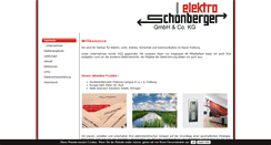 Desktop Screenshot of elektro-schoenberger.de